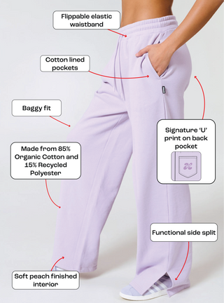 It's A Vibe Flared Pants Lavender