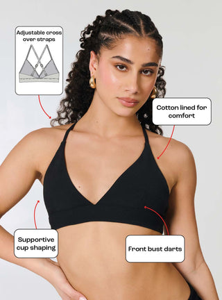 Tap-in Triangle Top Black