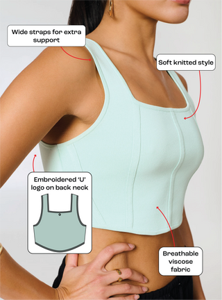 Miss Independent Corset Mint