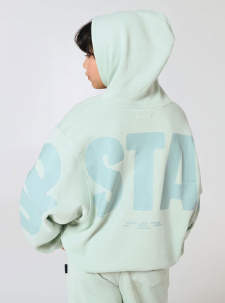 Upstage Logo Freestyle Oversized Hoodie Mint