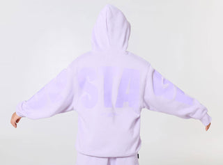 Upstage Logo Freestyle Oversized Hoodie Lavender
