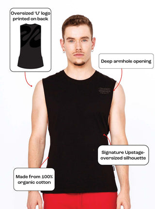 Unisex Max Tank Black