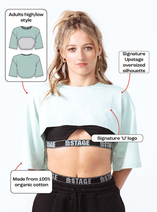 Improv Crop Top Mint