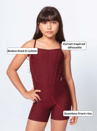 Prima Unitard Maroon