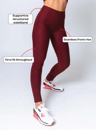 Studio Tights Maroon