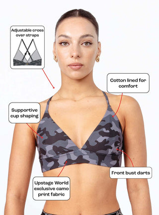 Turn Up Triangle Top Camouflage