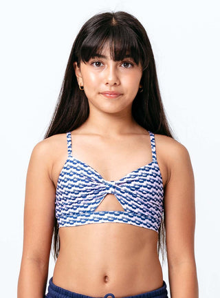 Can't Stop Crop Top Monogram Print