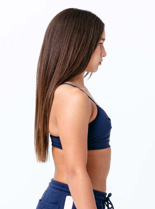 Can't Stop Crop Top Navy