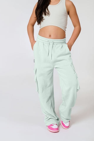 Girls Pop & Lock Cargo Pants Mint