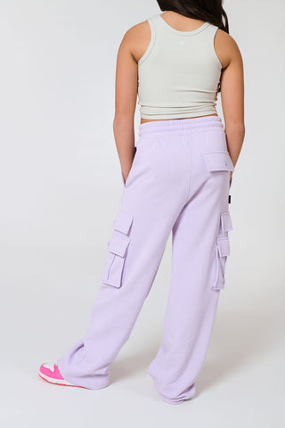 Pop & Lock Cargo Pants Lavender