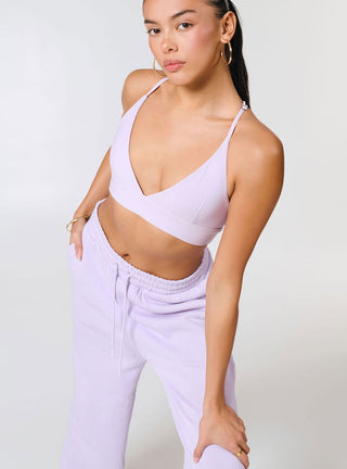 Women's Tap-in Triangle Top Lavender