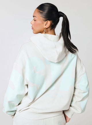 Upstage Logo Freestyle Oversized Hoodie Grey