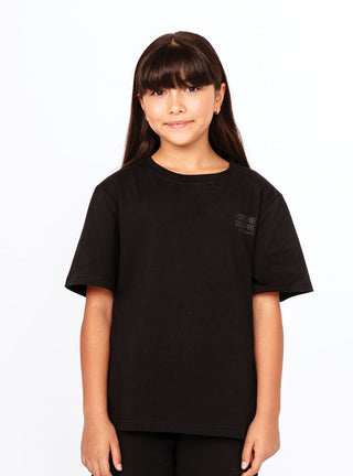 Kids U Logo Baggy Tee Black