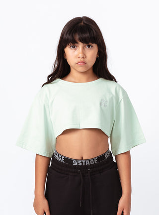 Girls Improv Crop Top Mint