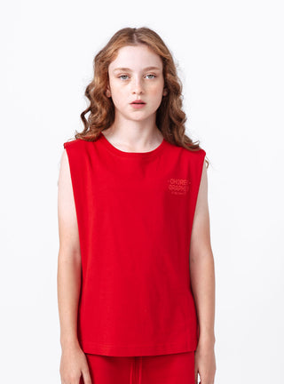 Unisex Kids Max Tank Red