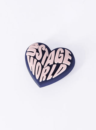 Upstage Heart Shoe Charm