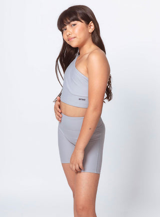 Girls Studio Bike Shorts Grey