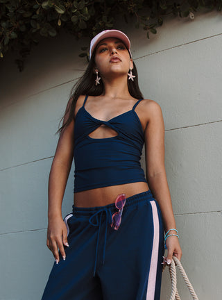 Twist Cami Navy