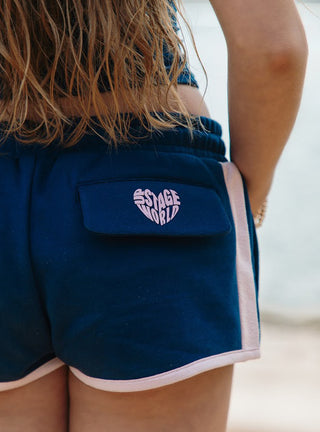 College Shorts Navy