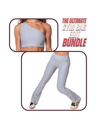 Grey Fitness & Flare Set
