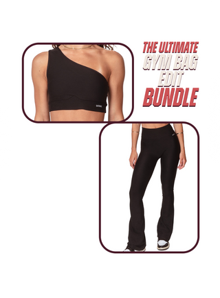 Black Fitness & Flare Set